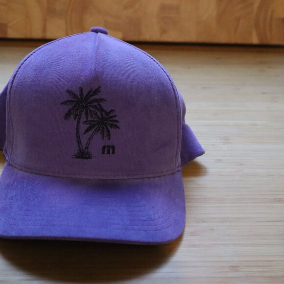 Travis Mathew Lime Ridge Palm Embroidered Snapback Hat - Picture 7 of 7